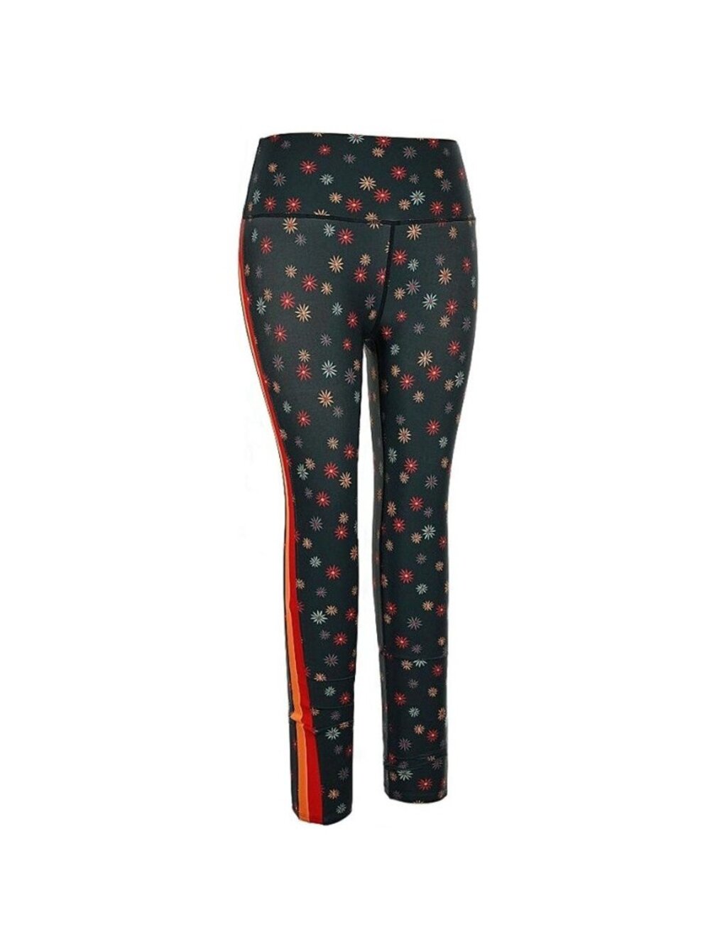 Splits59 Sydney High Waist Techflex Pants Leggings Black Floral Medium